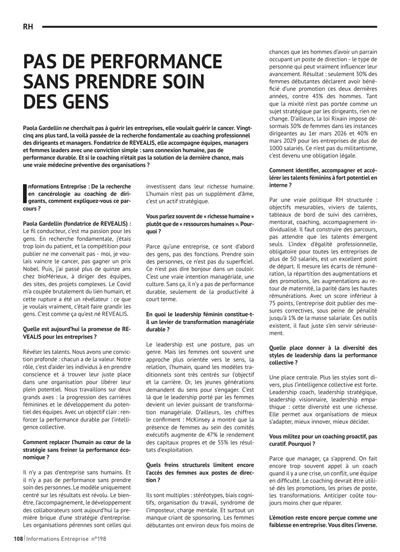 Article REVEALIS — Informations Entreprise n°198, page 1